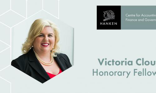Victoria Clout, Hanken AFG Centre's Honorary Fellow
