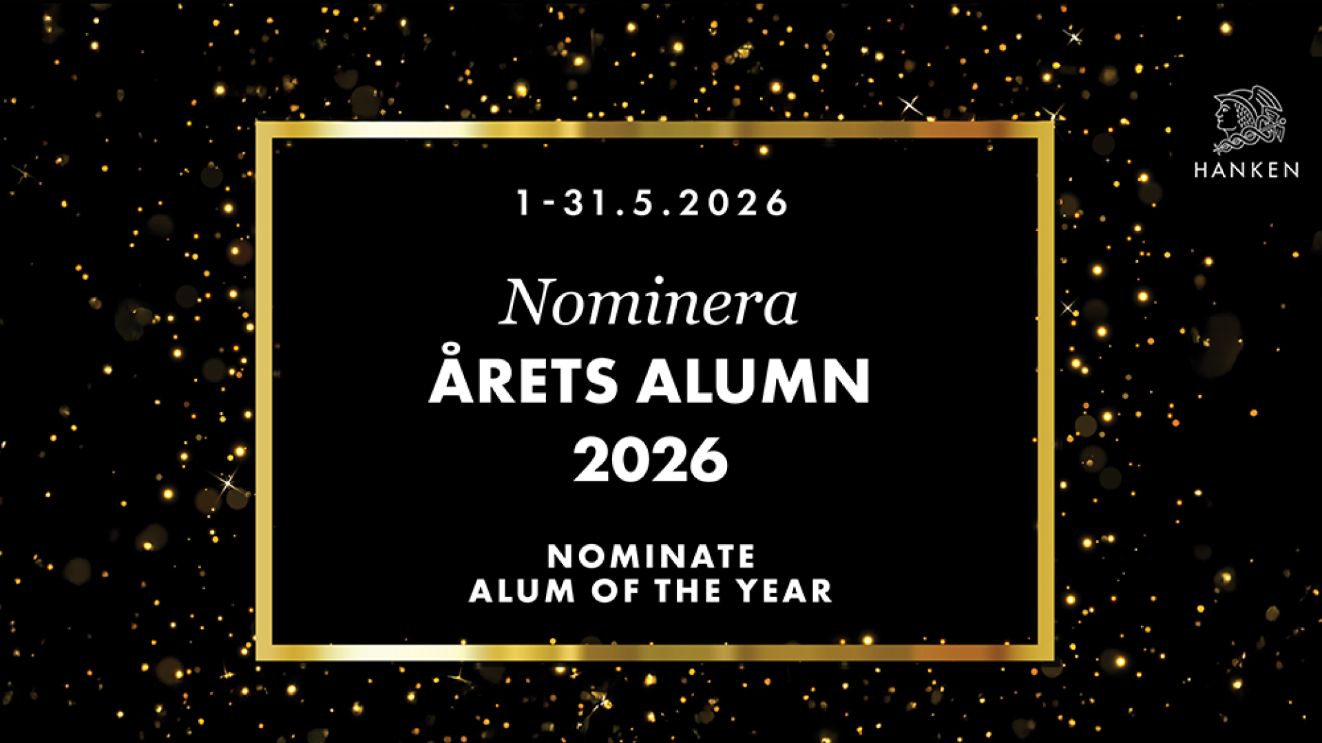 Nominera Årets alumn 2026! | Hanken