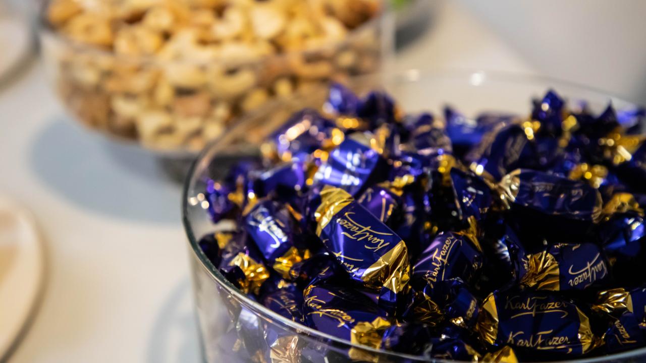 Bild på sötsaker från evenemang