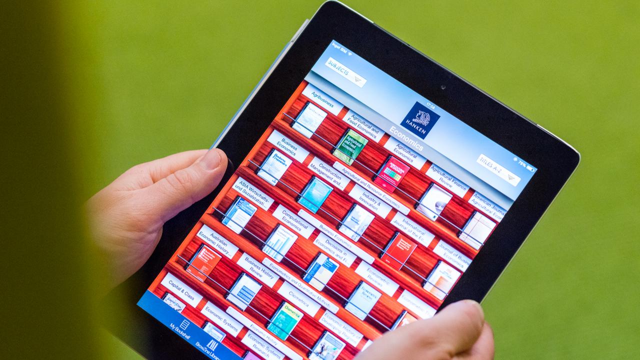 Biblioteket padda e-böcker