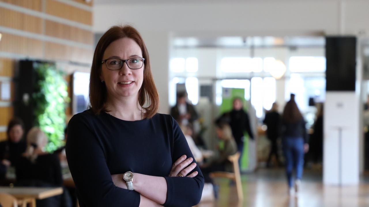 A portrait of Hanna Silvola, Associate professor in accounting