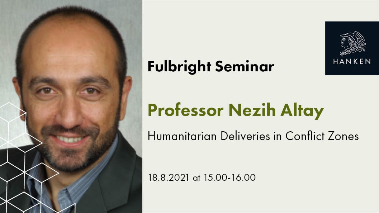 Fulbright seminar with professor Nezih Altay