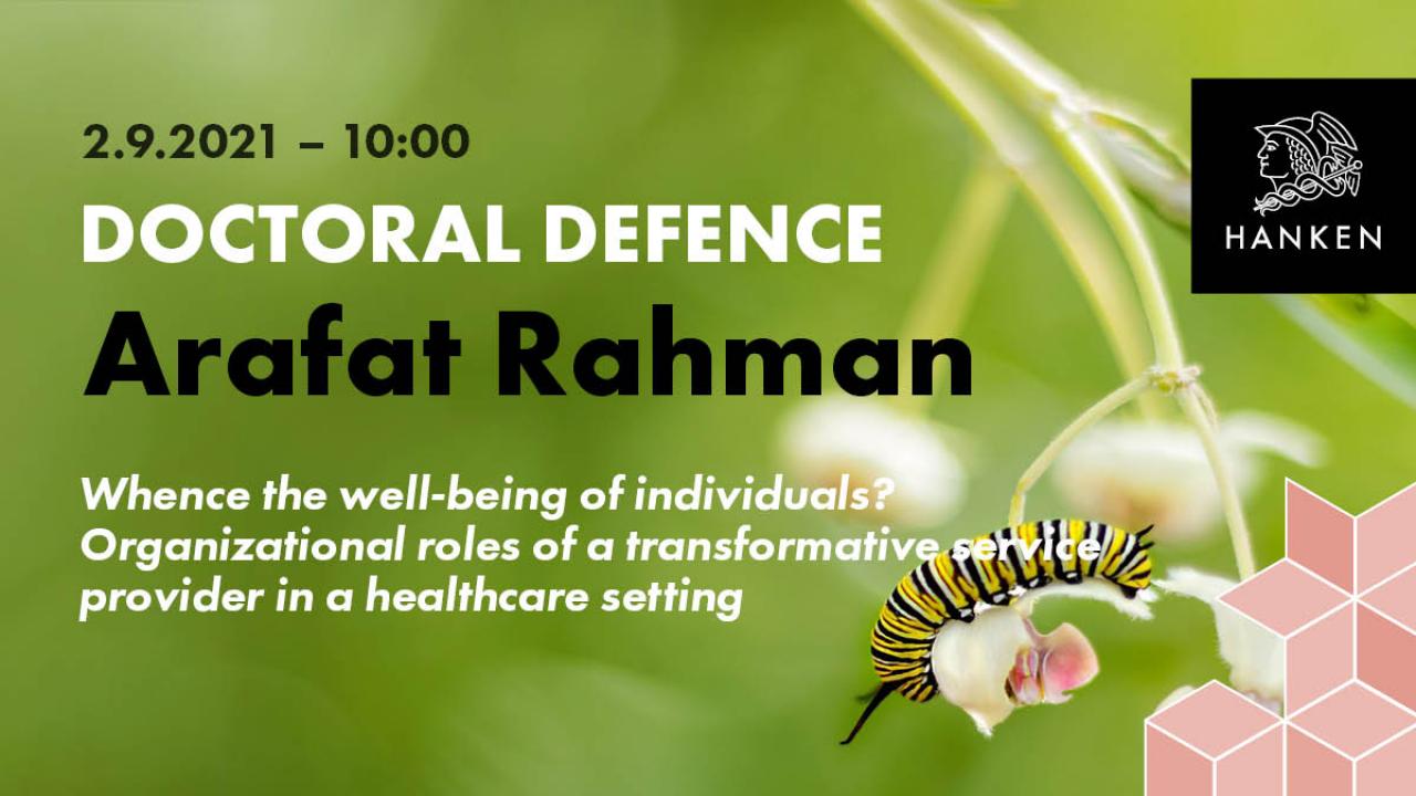 Arafat Rahman disputation banner