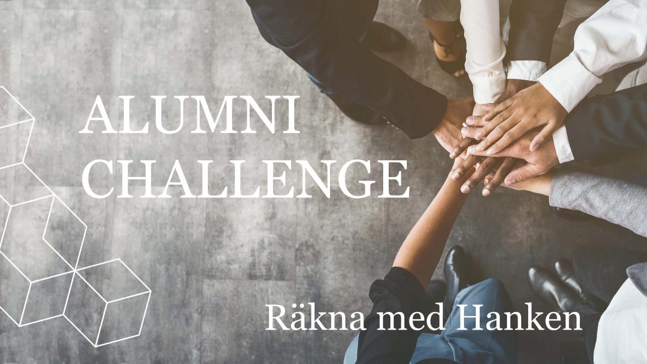 Alumni Challenge - Räkna med Hanken