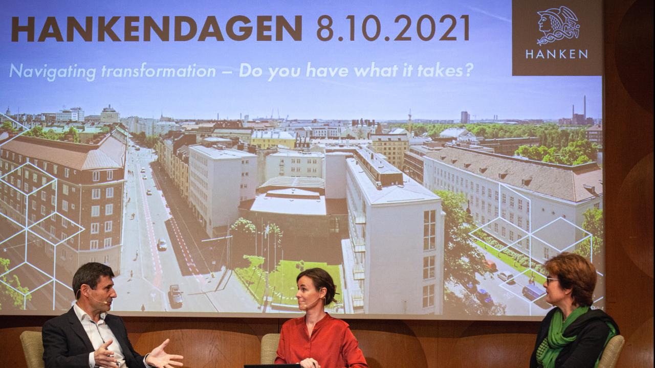 Hankendagen 2021 - Susan Duinhoven, Mats Ehrnrooth och Camilla Wardi
