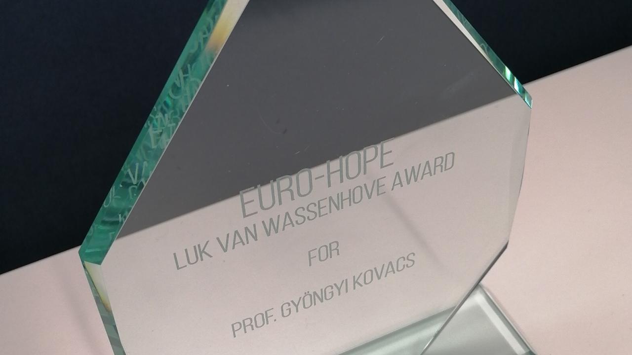 Luk van Wassenhove award - Kovács