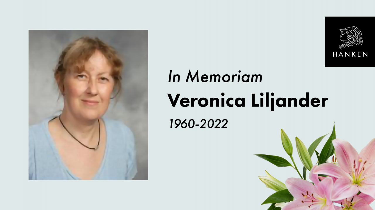 In Memoriam Veronica Liljander