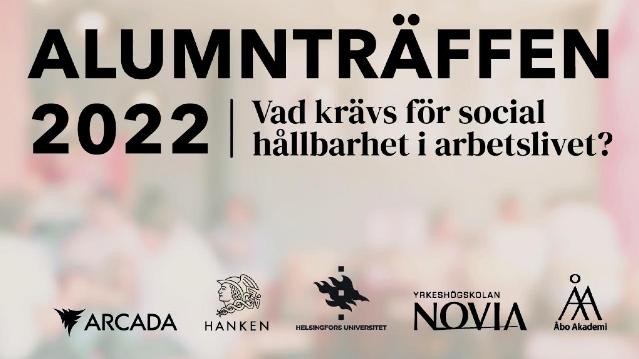 Alumnträffen 2022: Vad krävs för social hållbarhet i arbetslivet? 