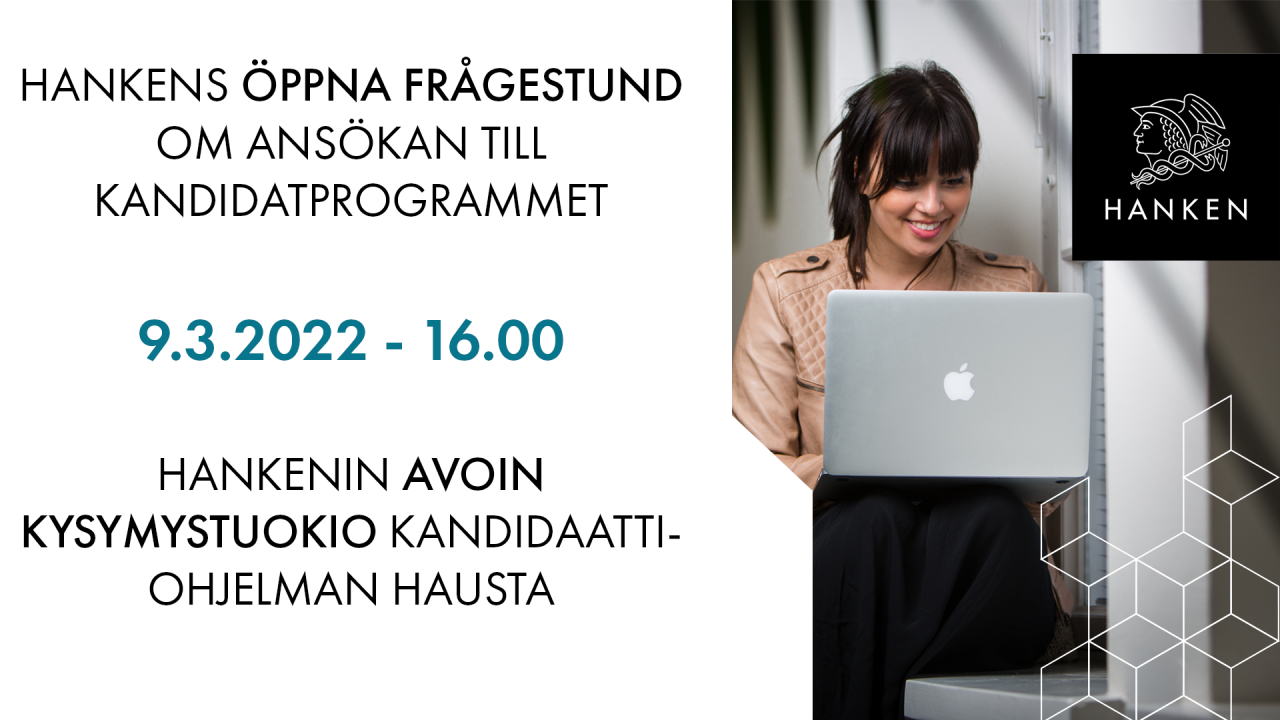 Hankens öppna frågestund om ansökan till kandidatprogrammet