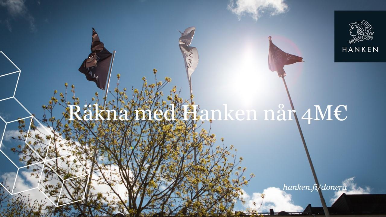 Räkna med Hanken når 4M