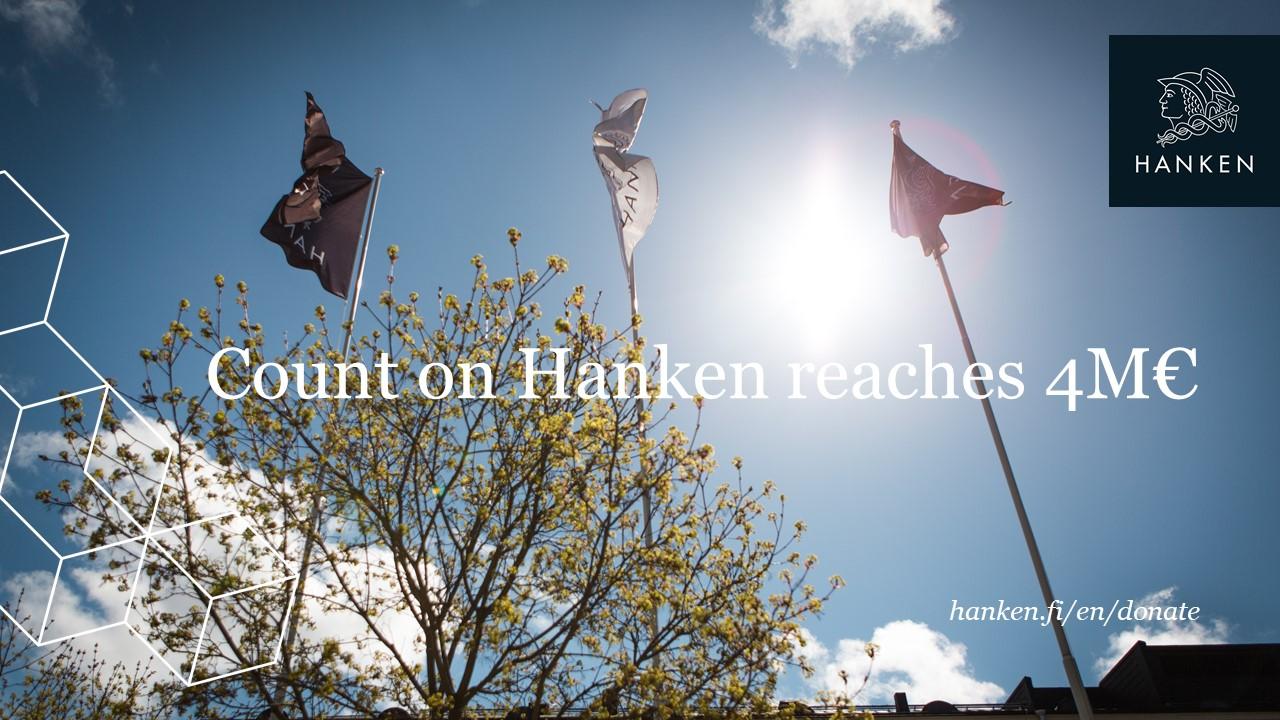 Count on Hanken reaches 4 M
