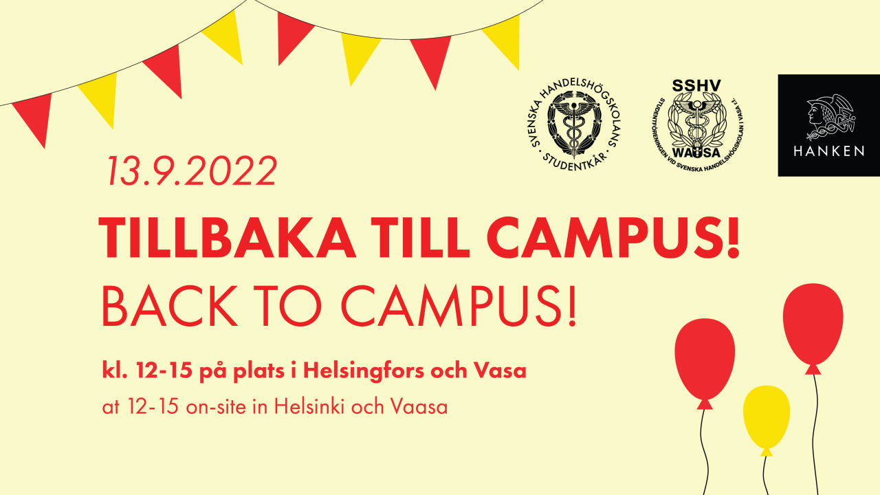 Tillbaka till campus!