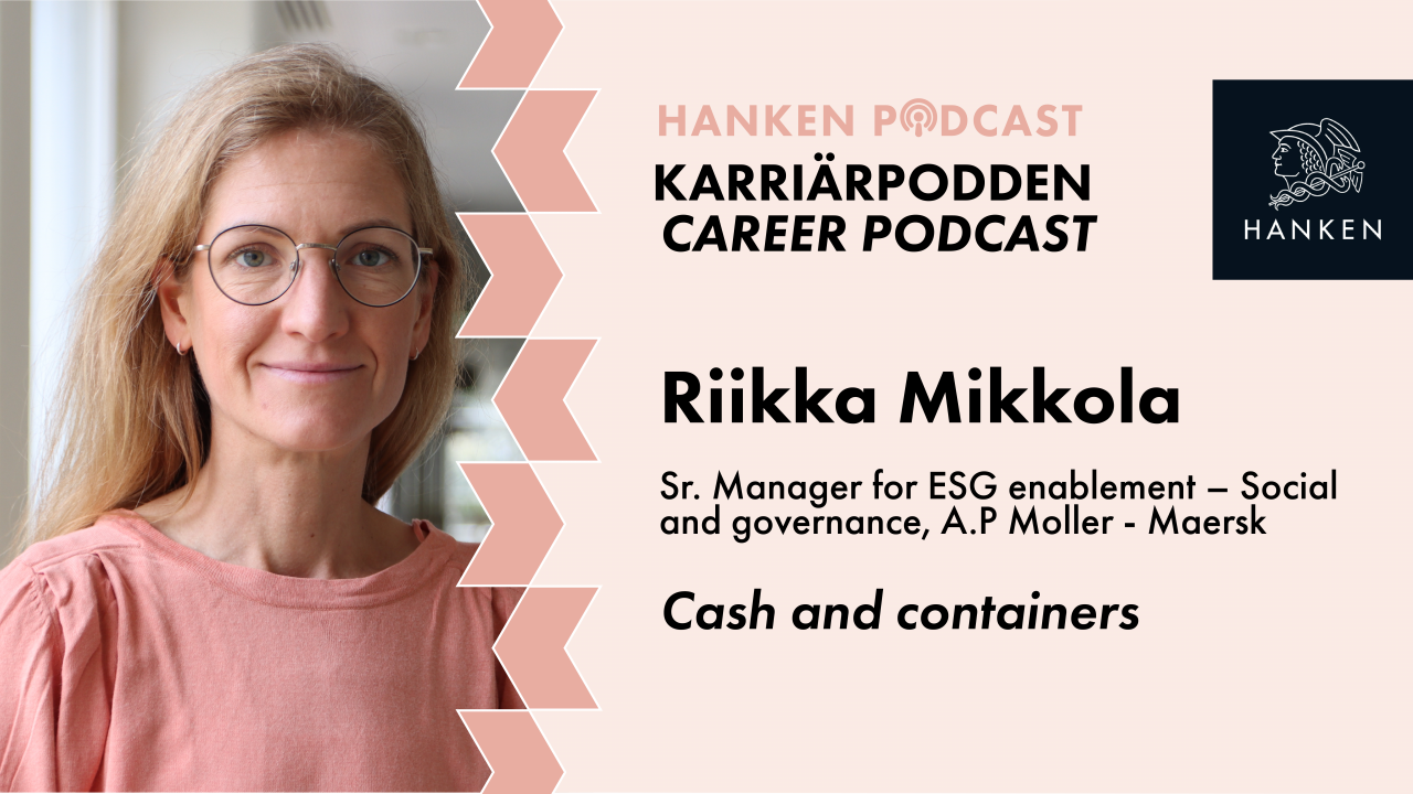 Career podcast, Riikka Mikkola, Cash and containers