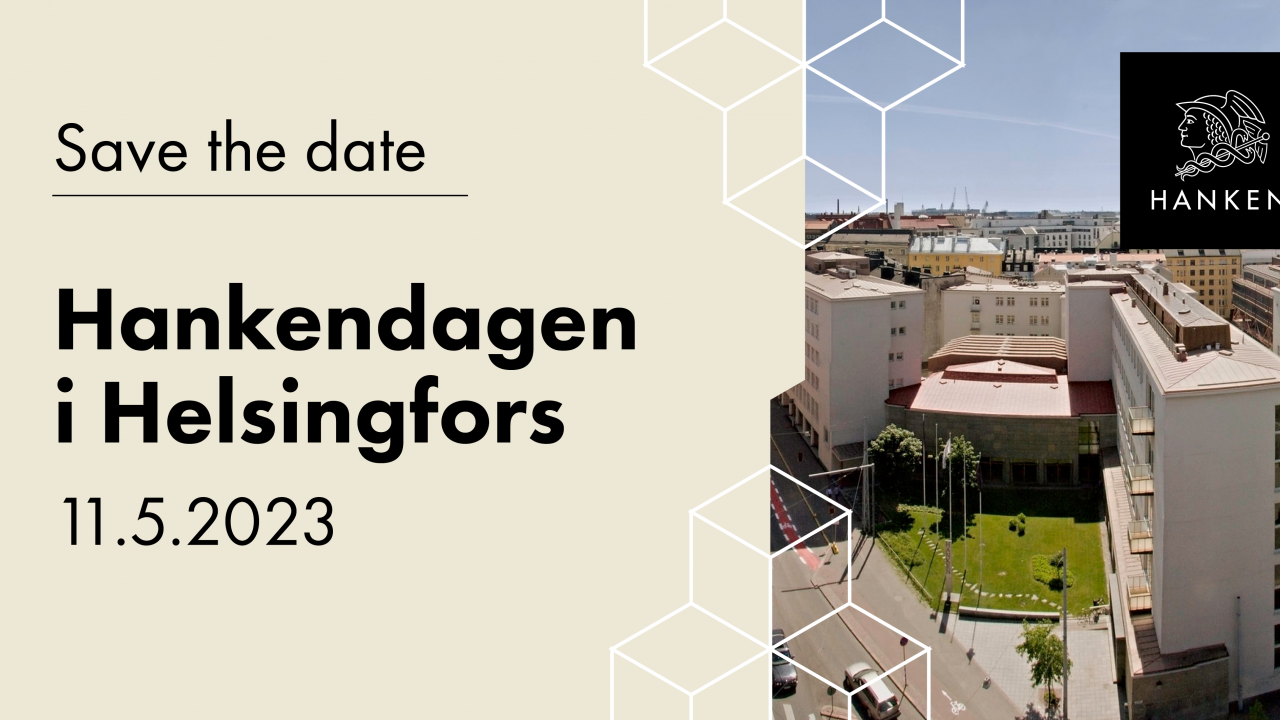 Save the date, Hankendagen i Helsingfors 11.5.2023