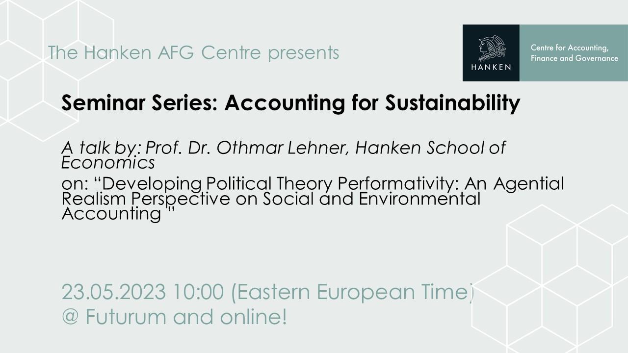 Developing Political Theory Performativity: An Agential Realism Perspective on Social and Environmental Accounting   