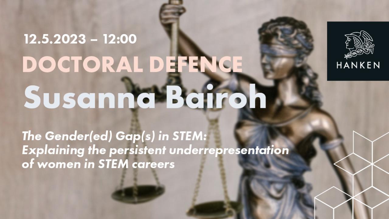 Susanna Bairoh Doctoral defence