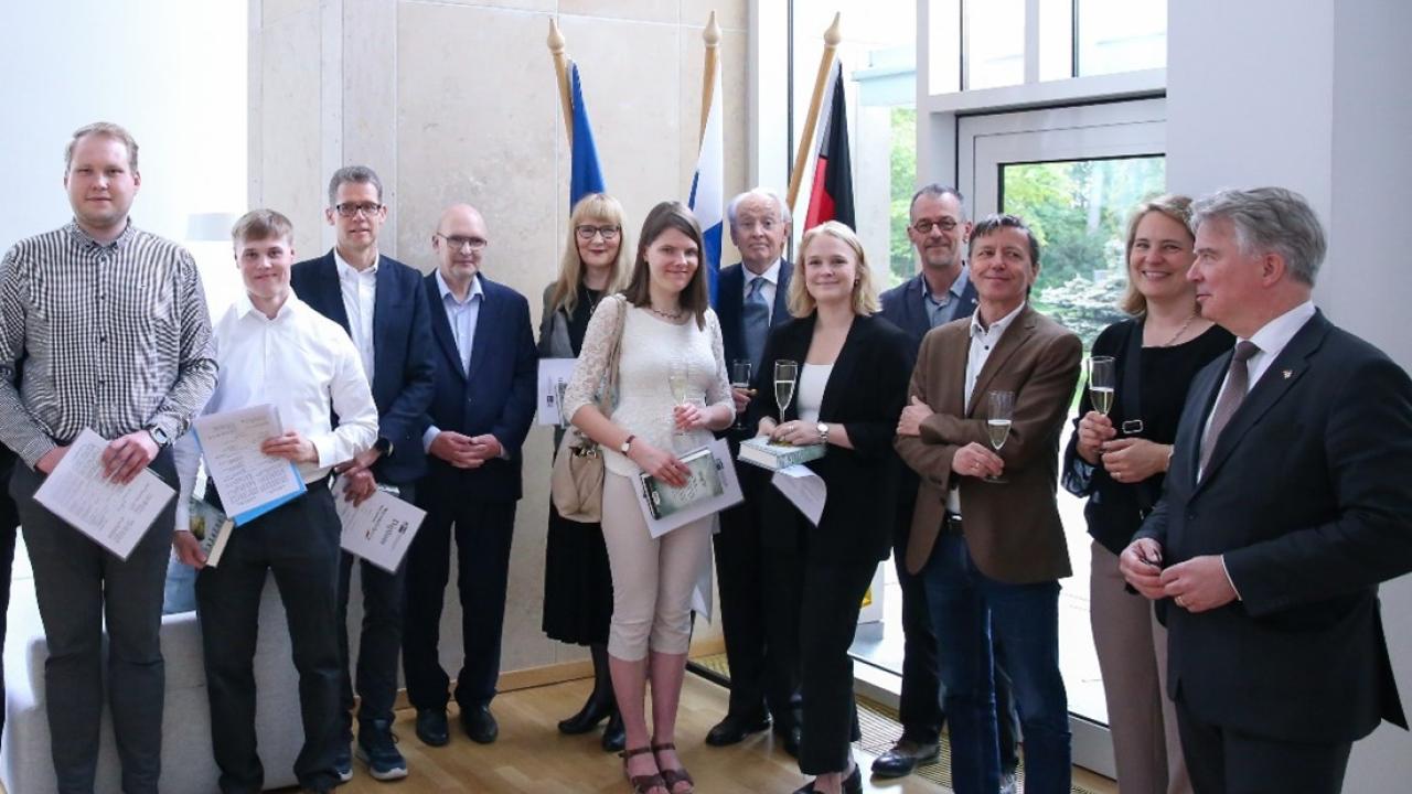 Prüfung Wirtschaftsdeutsch gäster på Tysklands ambassad