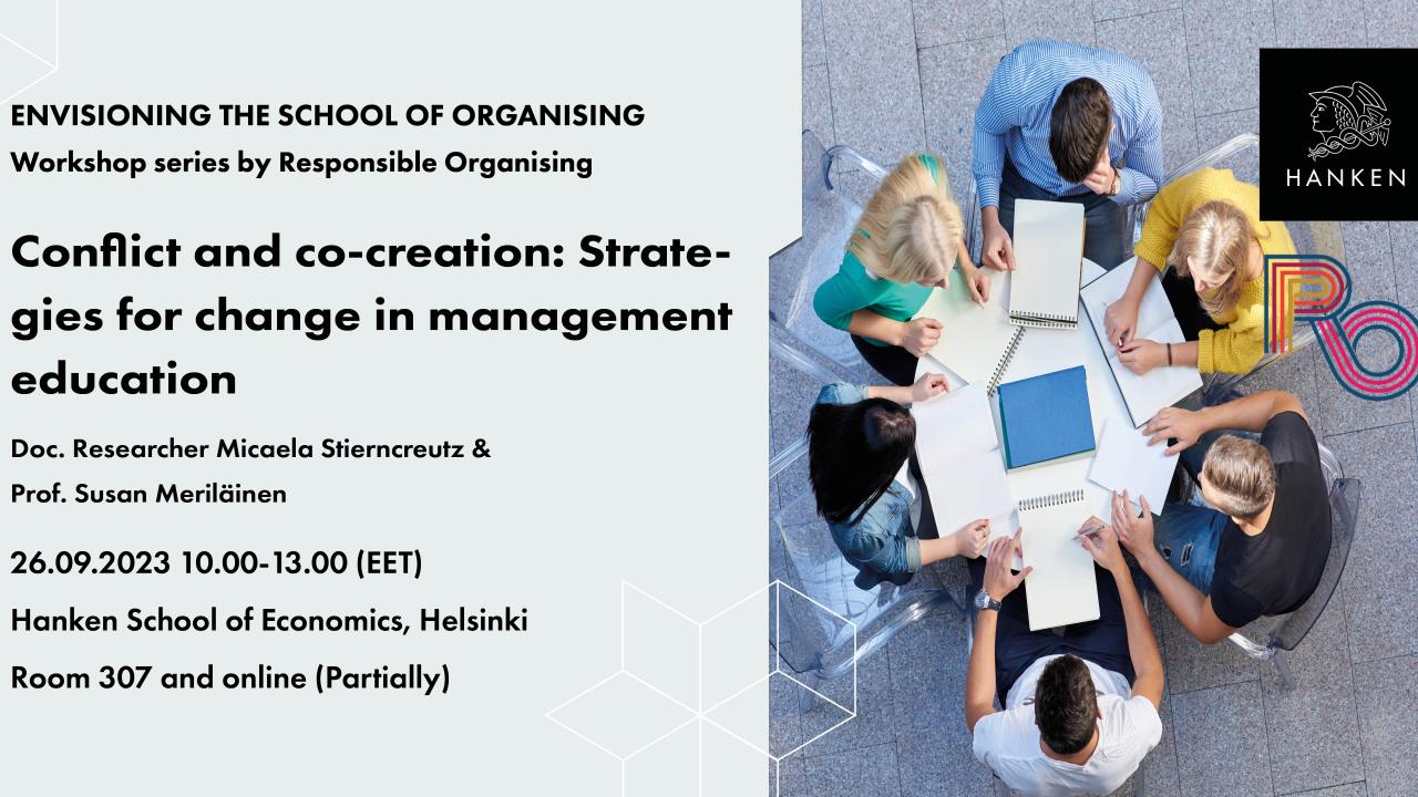 Conflict and co-creation: Strategies for change in management education