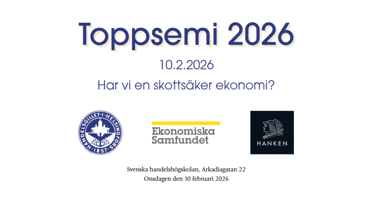 vit bakgrund, tre logo av arrangörerna och rubrik för evenemnaget 