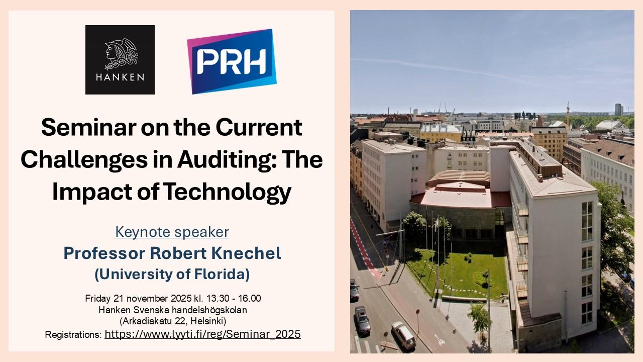 event banner med information om evenemanget