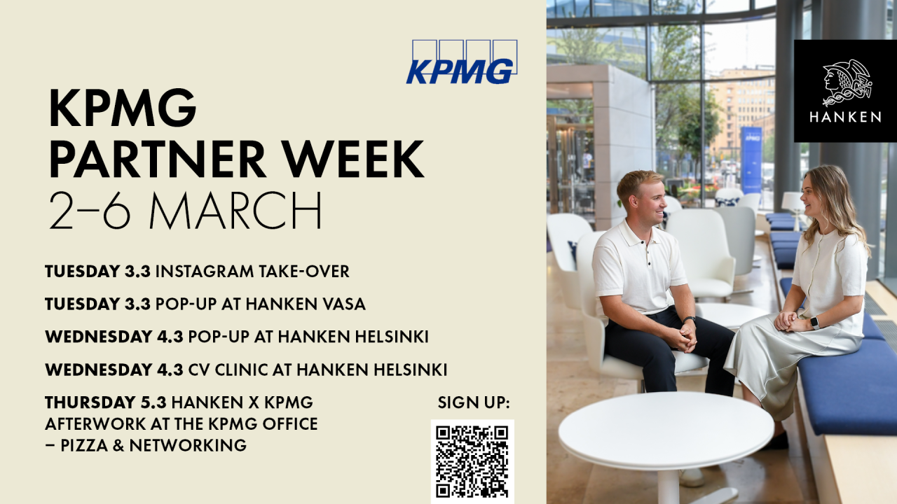 KPMG partnervecka 2-6 mars