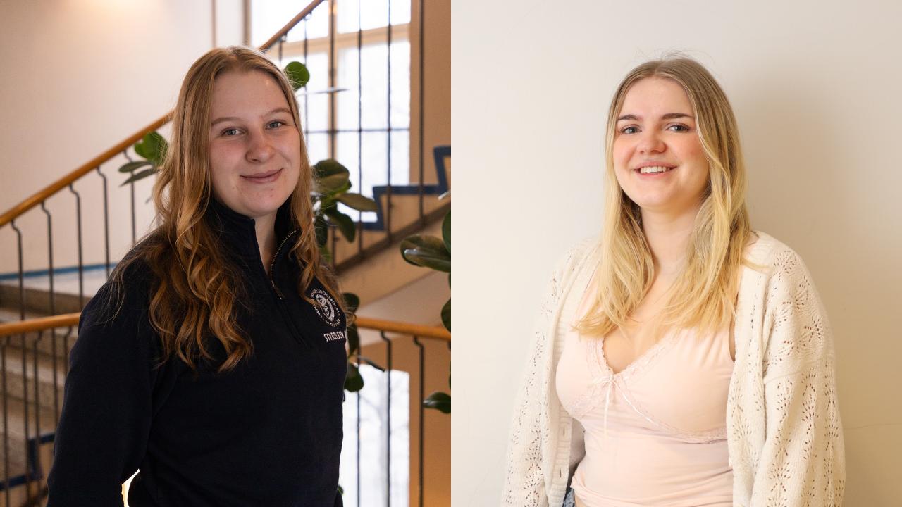 Portrait pictures of Hanken students Kaisa Rantonen and Maisy O'Neill