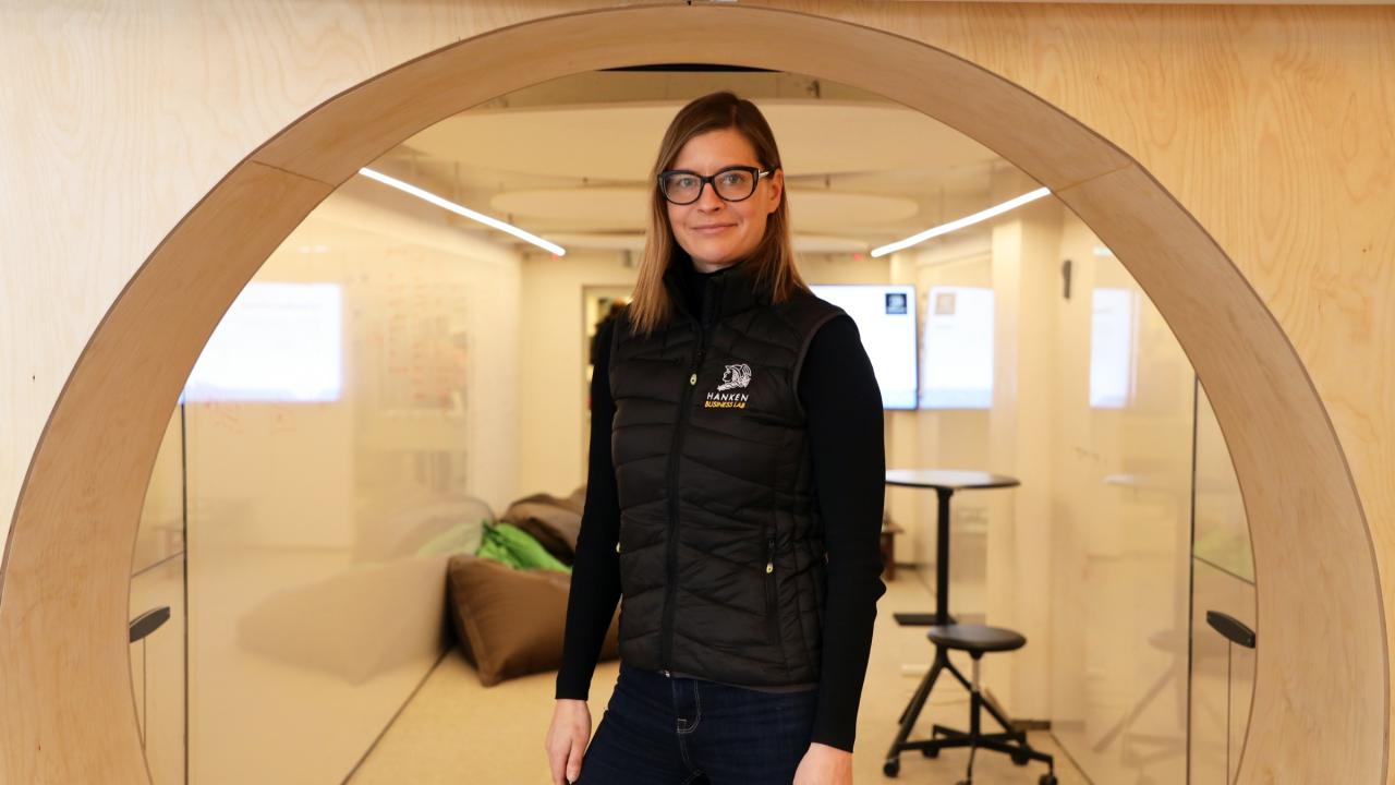 Project coordinator Alexandra Malmström.