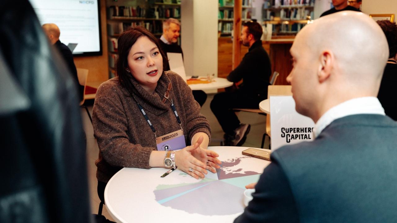 Entrepreneurs and investors meeting at Hanken.