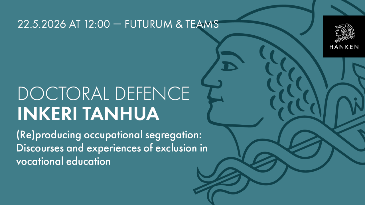 Disputationsbanner Inkeri Tanhua