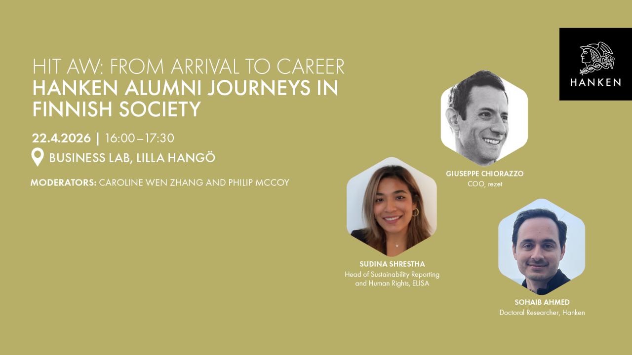 Alumni panel event banner
