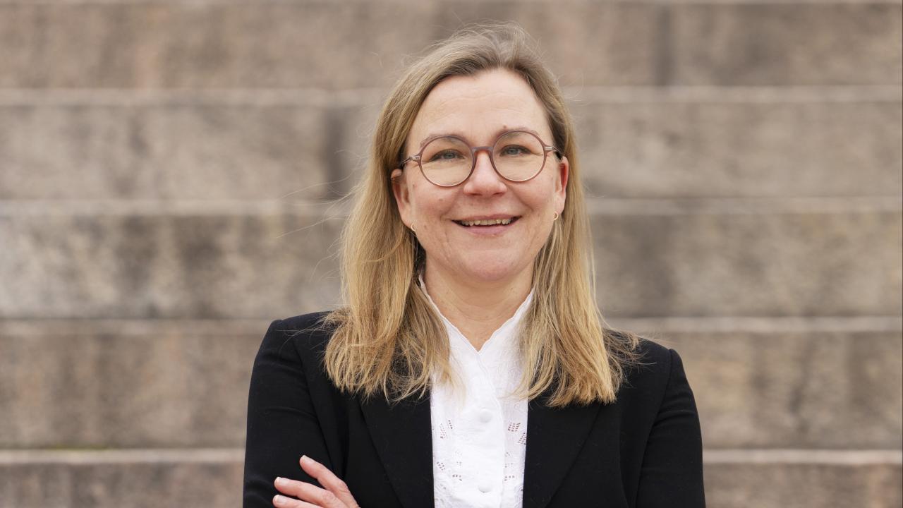 Portrait picture of Hertta Vuorenmaa.