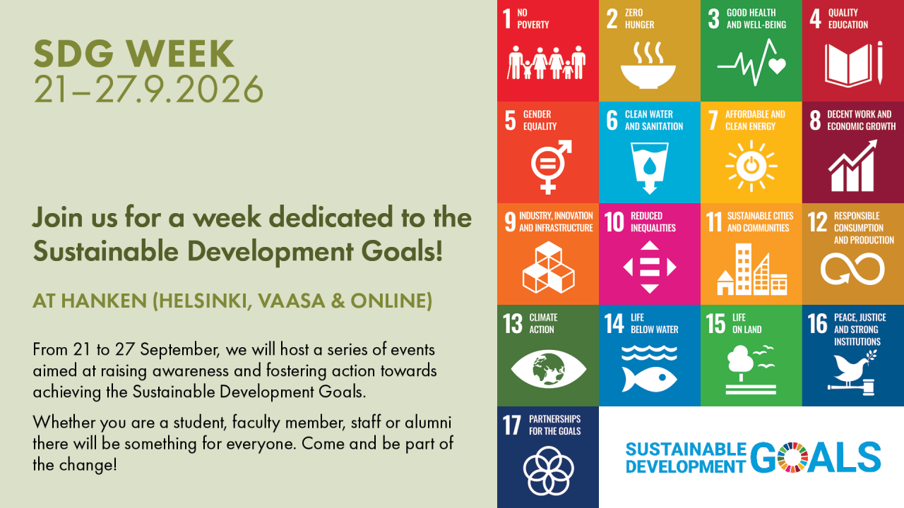 Banner SDG week 2026
