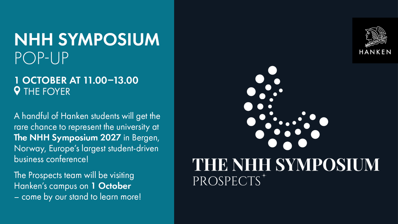 NHH Symposium pop-up