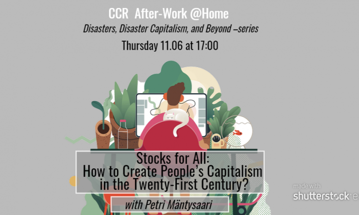 Poster of the afterwork with Petri