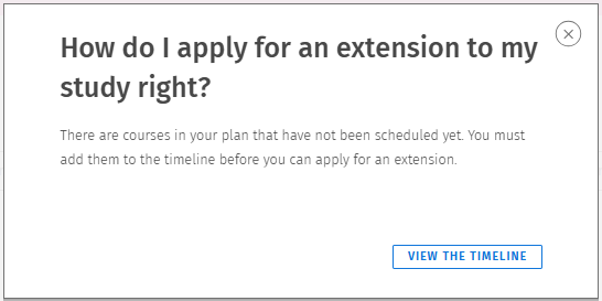 Add courses to timeline