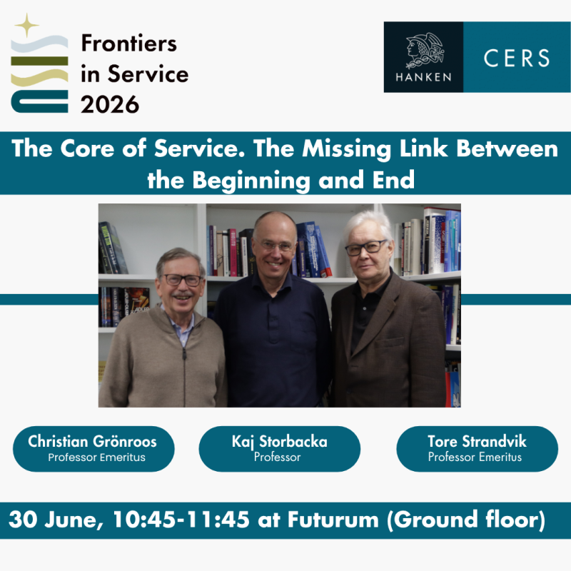 The Core of Service. The Missing Link Between the Beginning and End 