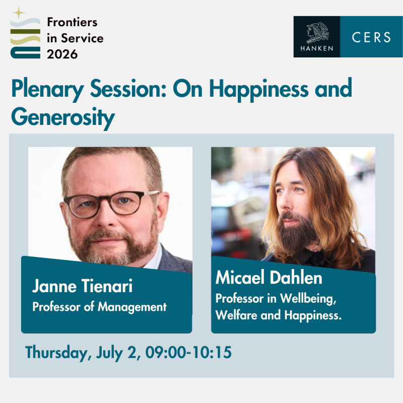 Plenary Session 5: On Happiness and Generosity 