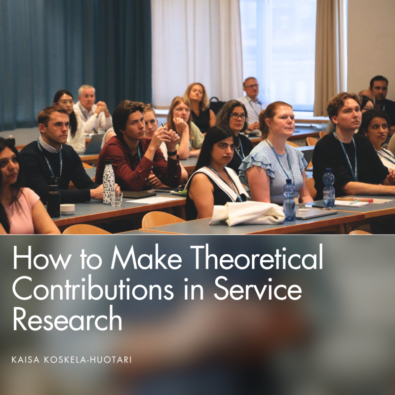 Frontiers in Service Preworkshop_Kajsa