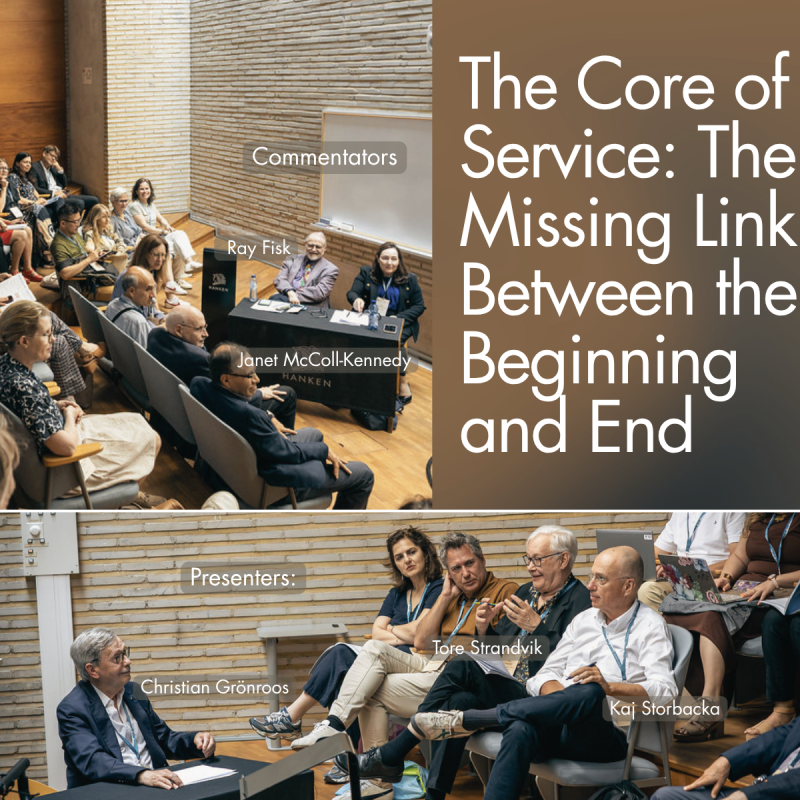 Frontiers in Service Special Session 1