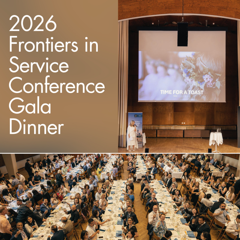 2026 Frontiers in Service Gala Dinner