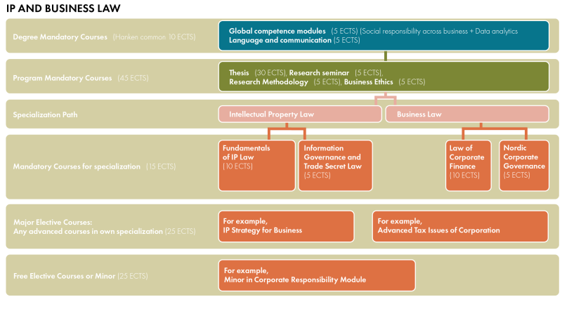IP and business law study path