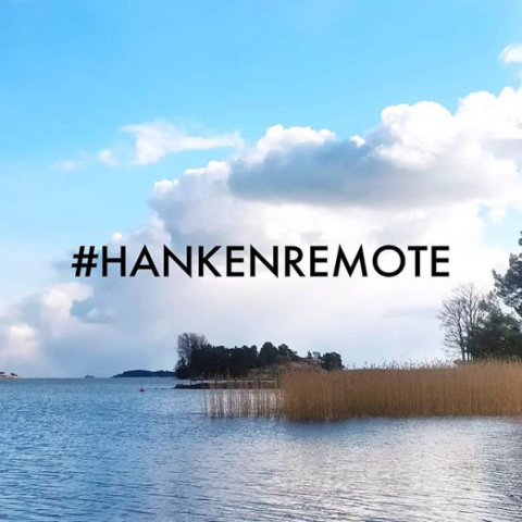 Hanken remote-kampanjen på sociala medier