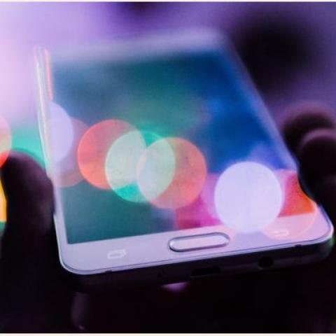 Coronablinker i mobiltelefon