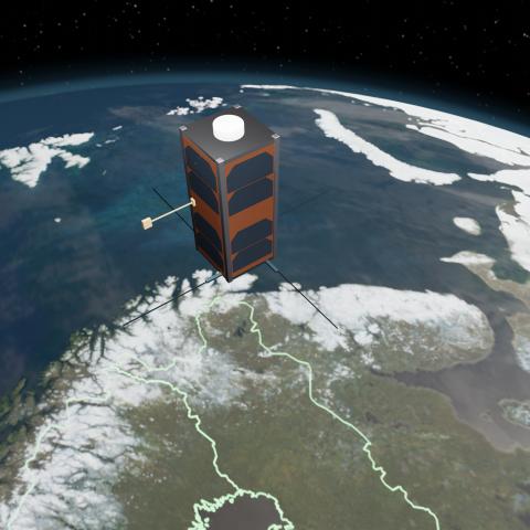 KvarkenSat, a small satellite flowing in space