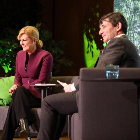 President Kitarovic´och professor Ehrnrooth