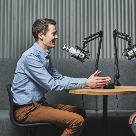 Jesper och Dennis i After Class-podden