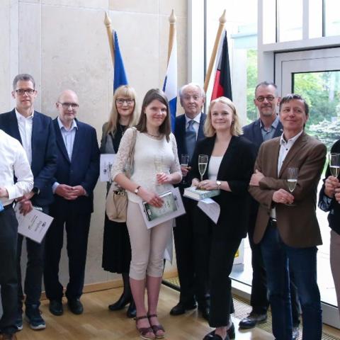 Gruppbild från Tysklands ambassad