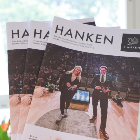 Cover of the Hanken Magazine 2026